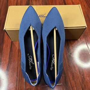 Women’s Knit Ballet Flats Pointed Toe